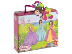 Puzzle pentru copii, Printese, 45 piese foto