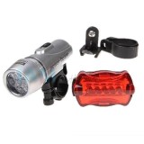 Far + Stop Bicicleta 5 LED Bright MXR50002.12, Lumina puternica, Siguranta Sporeasca