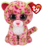 Jucarie de plus TY Beanie Boos leopard roz, 15 cm, unisex
