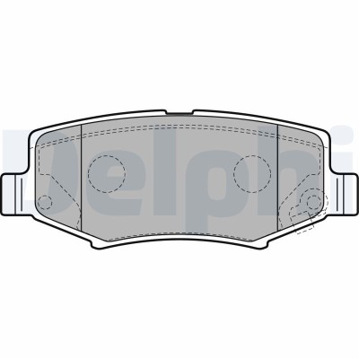 DELPHI LP2172 set placute frana,frana disc foto