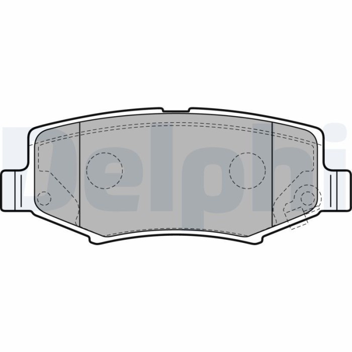 DELPHI LP2172 set placute frana,frana disc