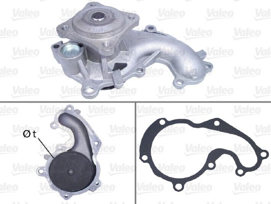 VALEO 506641 Pompă de apă, răcire motor