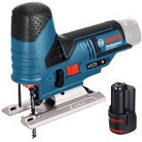 Bosch GST 12V-70 + 1600A00X79 - Fierastrau pendular + Acumulator Li-Ion 12 V 3 Ah