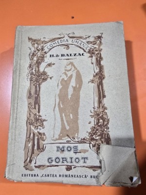 Mos Goriot - Honore de Balzac foto