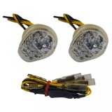 Indicatori LED pentru carenaj motocicleta cu lentila clara, potriviti pentru Suzuki GSX 600 F V GN72B Performance AutoTuning