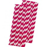 Set 16 paie, flippy, pentru masa de craciun, din hartie, 19.7 cm,alb-rosu