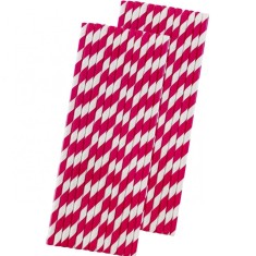 Set 16 paie, flippy, pentru masa de craciun, din hartie, 19.7 cm,alb-rosu
