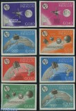 PARAGUAY, SPACE - SERIE COMPLETĂ MNH IMPERF., Nestampilat