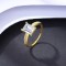 Inel din Argint de Logodna Elegant Gold-- Arg398N
