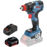 Bosch GDX 18V-200 C + GBA + GAL 1880 CV - Masina de insurubat cu impact 200 Nm M4-M14 + Set acumulator si incarcator Li-Ion 18 V 5 Ah