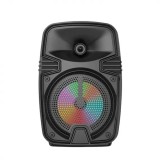 Cumpara ieftin Boxă Portabilă ZQS1461S Re&icirc;ncărcabilă cu LED, Radio FM și Woofer de 4 inch, 8W, True Wireless, Engross