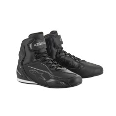 Ghete moto dama AlpineStars Stella Faster3 negru/alb
