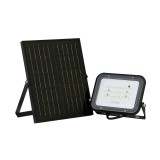 Reflector LED PNI GreenHouse WS50 50W cu panou solar, acumulator 6000mAh, telecomanda, timing si luminozitate reglabila, 6500 K,