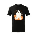 Tricou Personalizat Copii Halloween , Fantome Dragalase si Dovleci