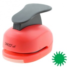 Perforator DACO Hobby, Model Soare, Plastic/Metal, Perforare 3.8 cm, Multicolor, Perforatoare Lucru Manual, Perforator Soare, Perforatoare Activitati foto