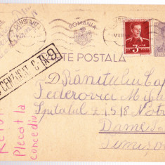 AMS# - CARTE POSTALA PRINTATA CENZURAT CONSTANTA - 9, 1942