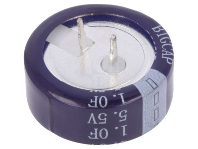 Supercondensator 1F 5.5VDC THT foto