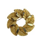 BROSA VINTAGE DIN METAL AURIU