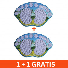 Covoras de baie antiderapant, model 3D, 60 x 40 cm, 1+1 gratis