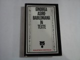 GANDIREA ASIRO-BABILONIANA IN TEXTE