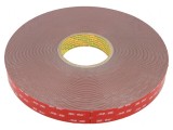 Bandă adezivă acrilică gri 25mm x 33m 3M VHB