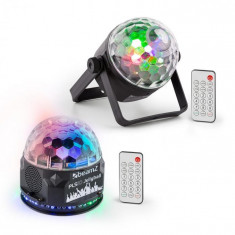 Beamz PLS35, set V2, Jellyball, 4 x 3 W LED-uri, PLS15 stroboscop cu LED-uri foto