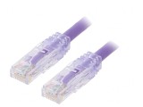 Patch Cord UTP Cat6 LSZH Violet 0.5m