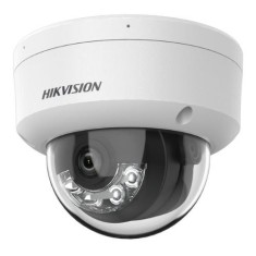 Camera IP Dome 2MP Smart Hybrid Light Hikvision DS-2CD1123G2-LIU(2.8mm), Microfon, PoE, IR 30m, Lumina Alba 30m, lentila 2.8mm, IP67, IK08 SafetyGuard