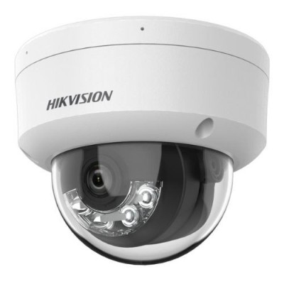 Camera IP Dome 2MP Smart Hybrid Light Hikvision DS-2CD1123G2-LIU(2.8mm), Microfon, PoE, IR 30m, Lumina Alba 30m, lentila 2.8mm, IP67, IK08 SafetyGuard foto