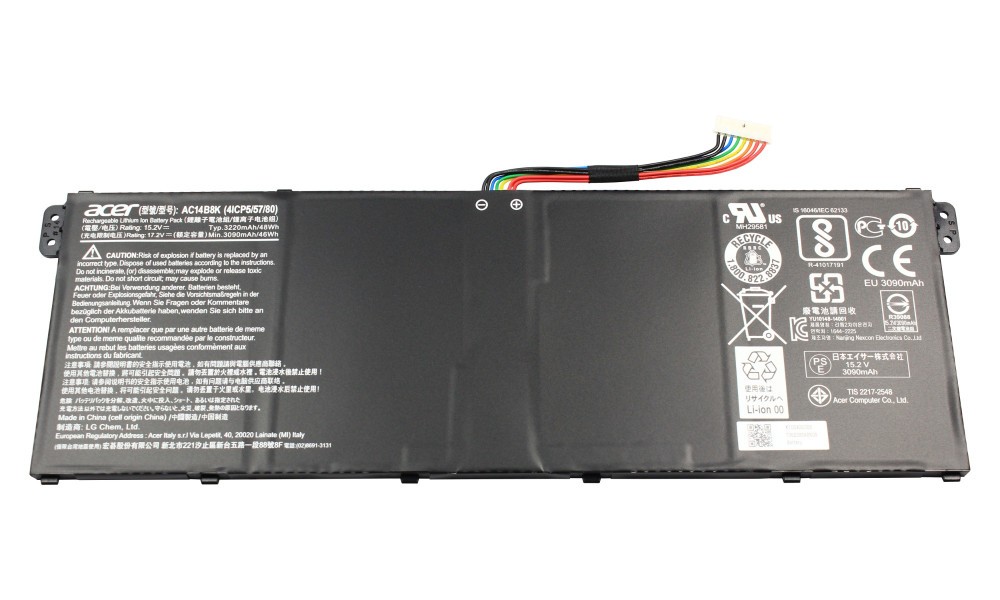 Baterie laptop, Acer, ES1-731G, ES1-732, MM1-571, Chromebook C730, CB3-111,  CB5-311, AC14B18J, AC14B3K, AC14B8K, AC14B7K, Li-Polymer, 3 celule, 15.2V,  | Okazii.ro