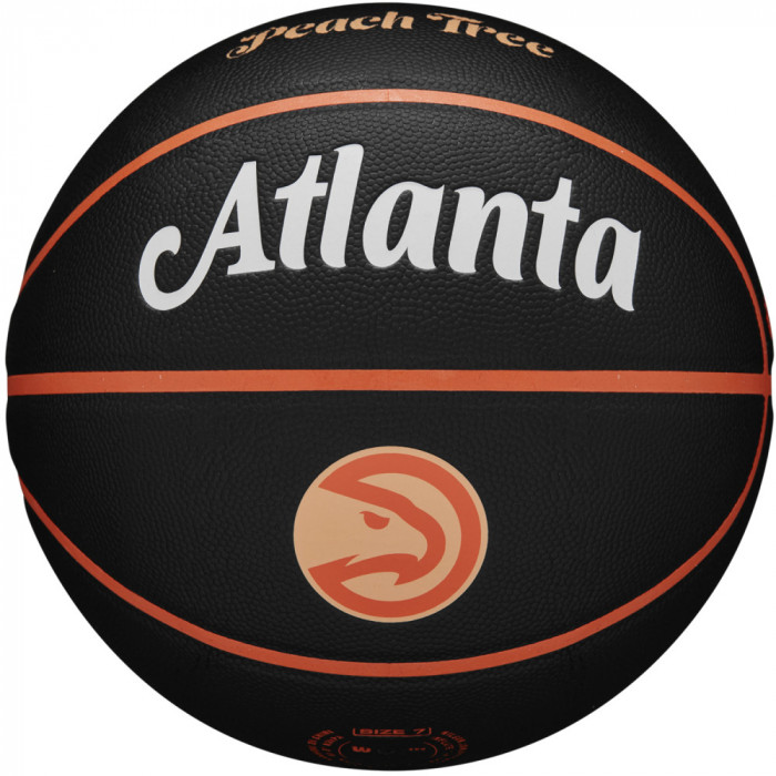Mingi de baschet Wilson NBA Team City Collector Atlanta Hawks Ball WZ4016401ID negru