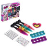 Set creativ unghii pentru fetite,Nail Art Pen cu 4 culori si accesorii incluse, Oem