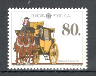 Portugalia.1988 EUROPA-Transport si comunicatii SE.736 foto