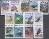 Timbre cu păsări din Dominica