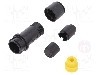 Conector circular, tata, 10 pini, BULGIN - PXP4011/10P/5055