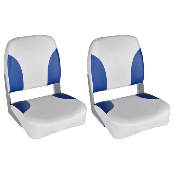Scaune barca 2 buc. 41x36x48 cm spatar pliabil perna