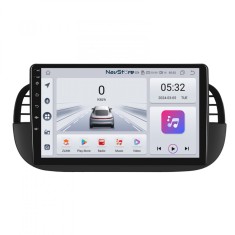 Navigatie Android Dedicata Fiat 500 (2007 - 2015), 9Inch, 4Gb Ram, 64Gb Stocare, Bluetooth, WiFi, Carplay