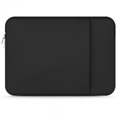 Servieta Tech-Protect Neopren pentru Laptop de 13 inch Negru foto
