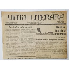VIATA LITERARA , SUB CONDUCEREA UNUI COMITET , SAPTAMANAL , ANUL III , NR.75 , 25 FEBRUARIE , 1928