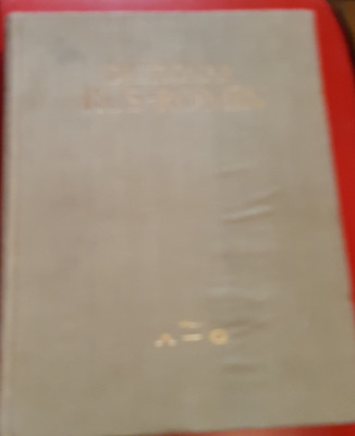 DICTIONAR RUS ROMAN FORMAT MARE 2 VOLUME 1960 T foto