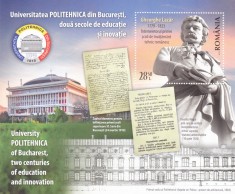 UNIVERSITATEA POLITEHNICA DIN BUCURESTI ,BLOC, MNH,2019, ** ROMANIA