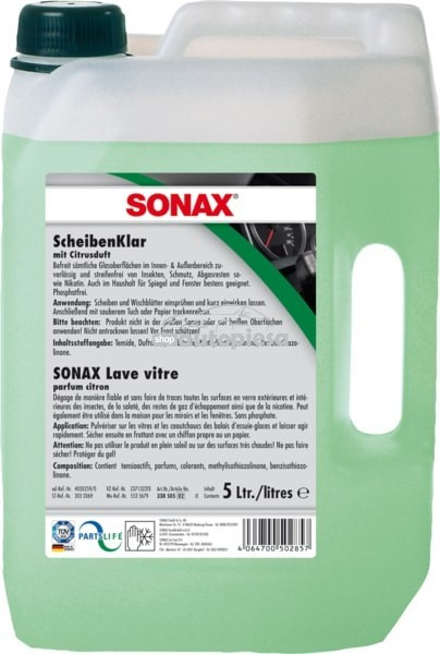 Solutie pentru curatarea geamurilor SONAX Clear glass 5 L SO338505