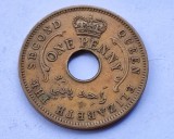 72. Moneda Nigeria 1 penny 1959