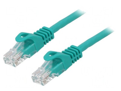 Cabluri Patch U/UTP 6 litat CCA PVC verde 1,5m 26AWG Cablexpert foto