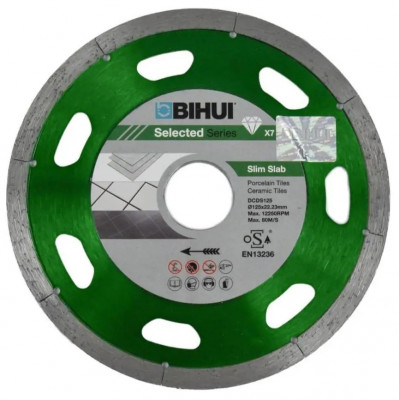 Disc Diamantat Subtire Pt. Portelan, Placi Ceramice 125x22.2 (mm) Super Premium foto