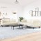 vidaXL Set canapea 2 piese, crem, catifea 3209226