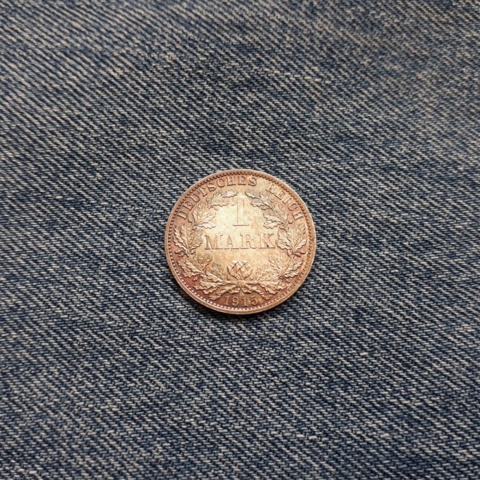 1 Mark 1915 a Germania marca argint