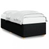 Gossi cadru de pat, negru, 90x190 cm, material textil