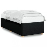 Gossi cadru de pat, negru, 90x190 cm, material textil