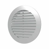 Grila ventilatie rotunda &Oslash;100mm, exterior &Oslash;130mm, ASA plastic GRI